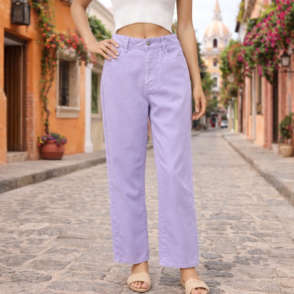 PacSun Lavender Mom Jeans